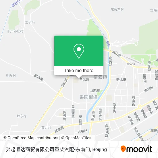 兴起顺达商贸有限公司重柴汽配-东南门 map