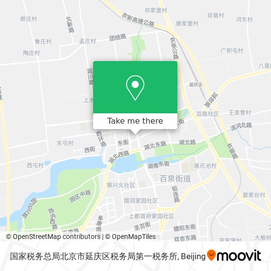 国家税务总局北京市延庆区税务局第一税务所 map