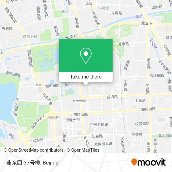 燕东园-37号楼 map