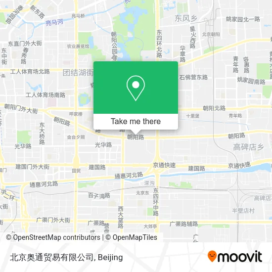 北京奥通贸易有限公司 map
