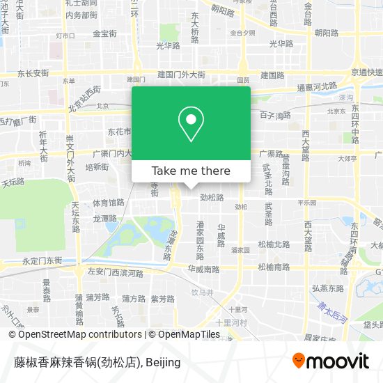 藤椒香麻辣香锅(劲松店) map