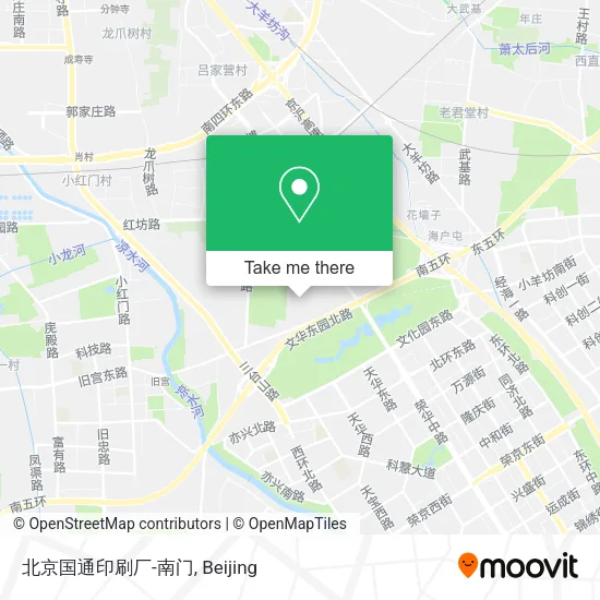 北京国通印刷厂-南门 map
