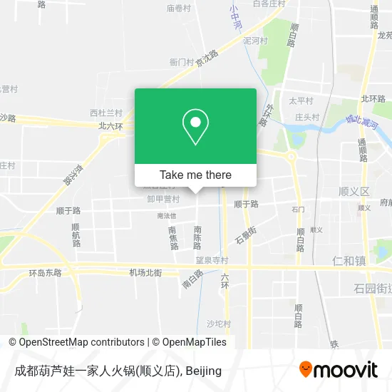 成都葫芦娃一家人火锅(顺义店) map