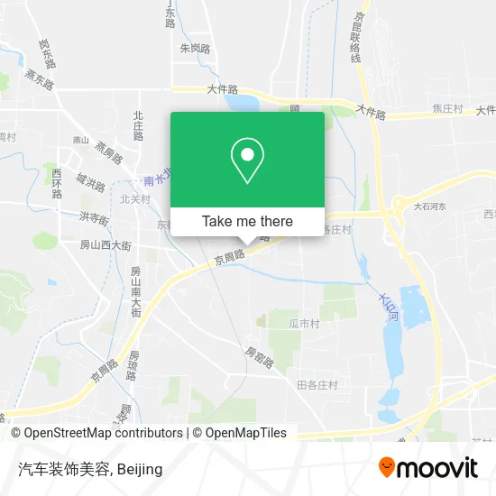 汽车装饰美容 map