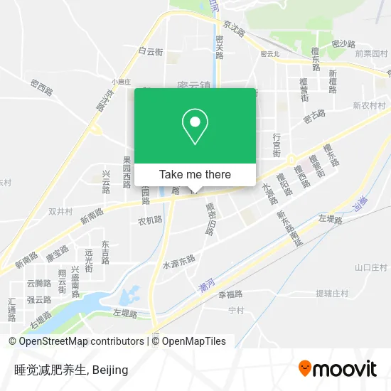 睡觉减肥养生 map
