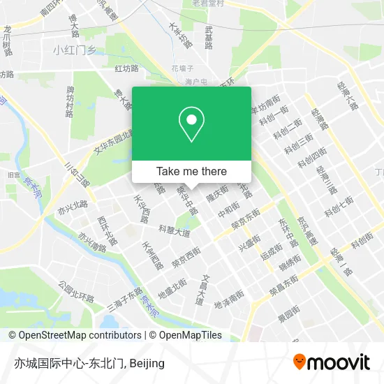 亦城国际中心-东北门 map
