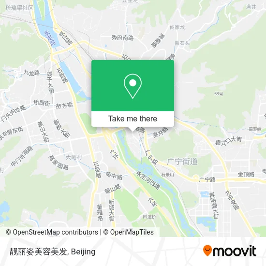 靓丽姿美容美发 map