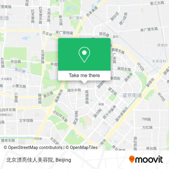 北京漂亮佳人美容院 map