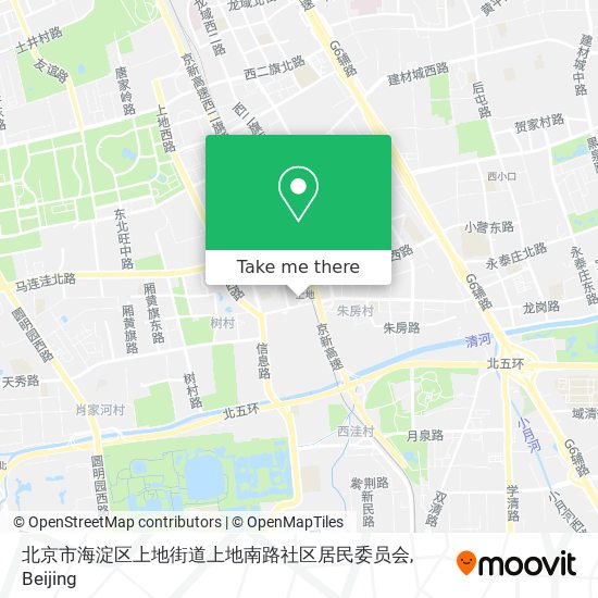 北京市海淀区上地街道上地南路社区居民委员会 map