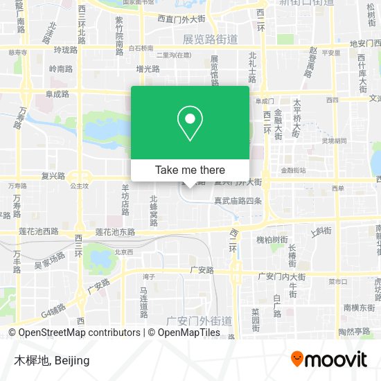木樨地 map