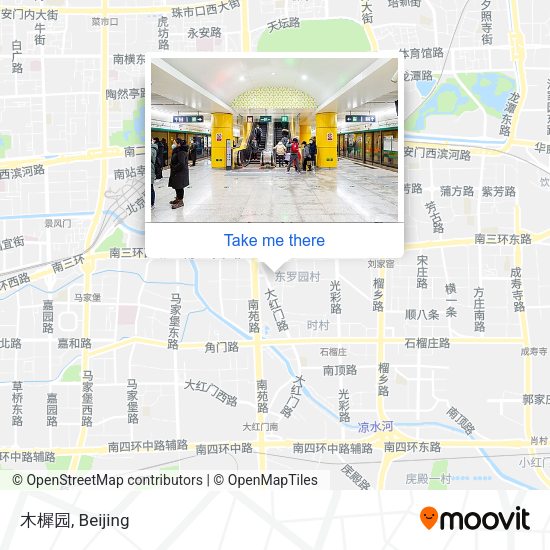 木樨园 map