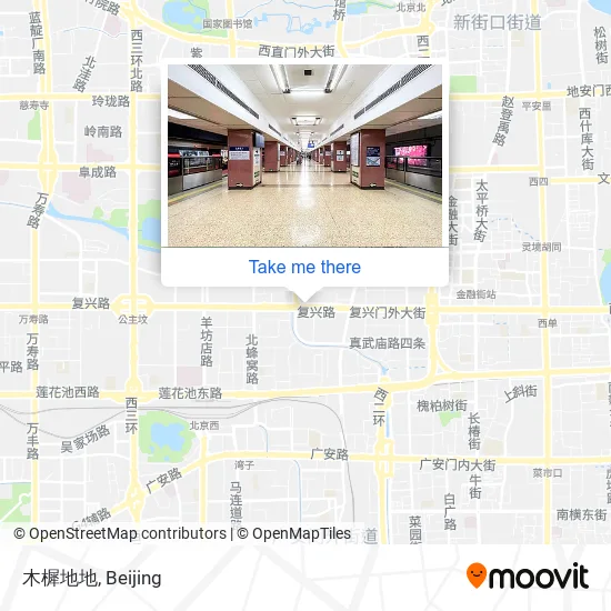 木樨地地 map