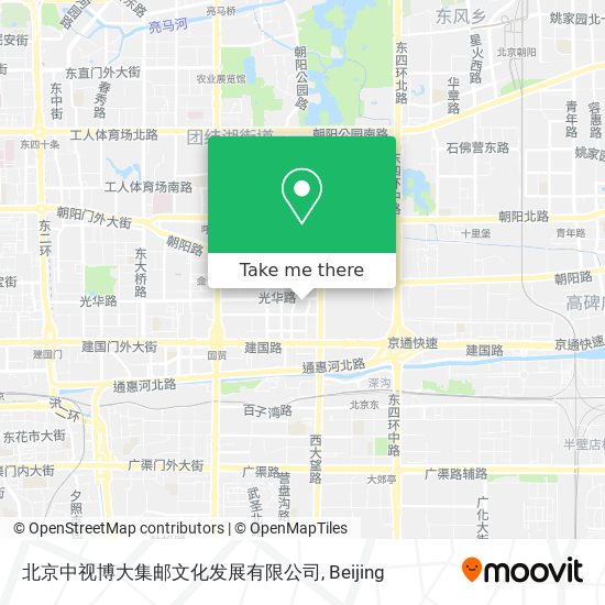 北京中视博大集邮文化发展有限公司 map