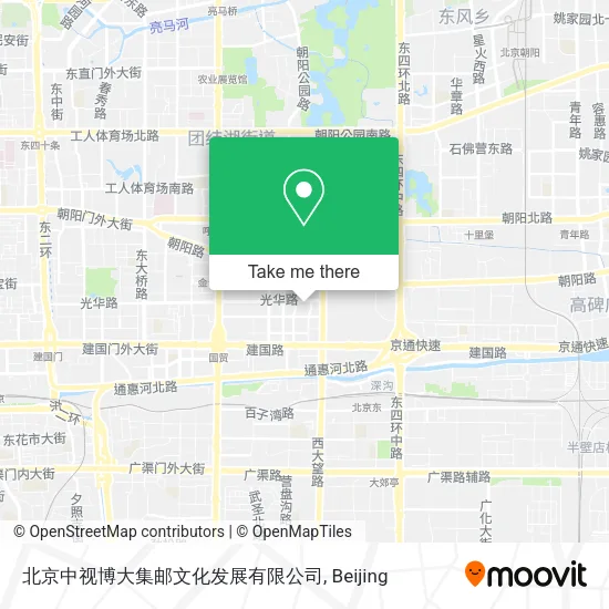 北京中视博大集邮文化发展有限公司 map