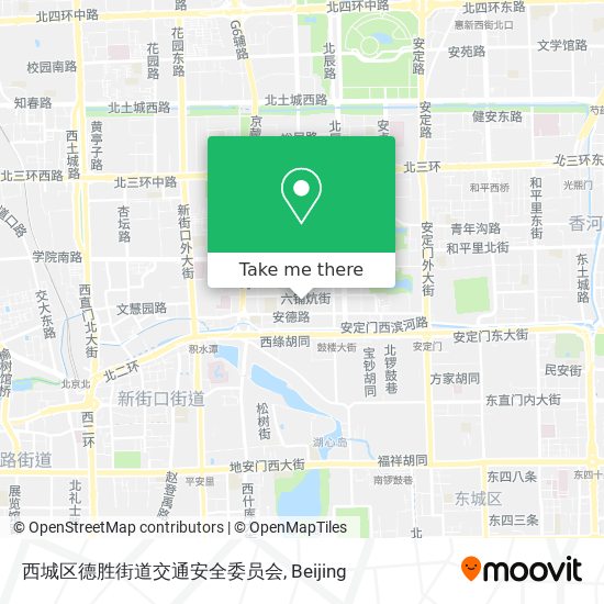 西城区德胜街道交通安全委员会 map