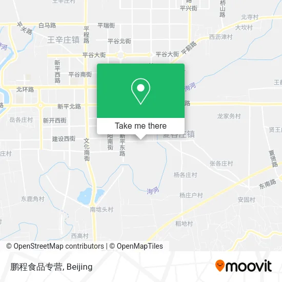 鹏程食品专营 map
