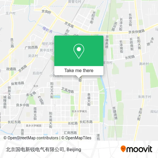 北京国电新锐电气有限公司 map