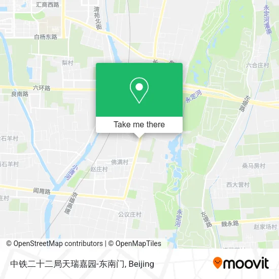 中铁二十二局天瑞嘉园-东南门 map