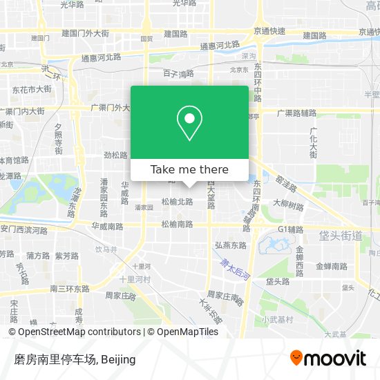 磨房南里停车场 map