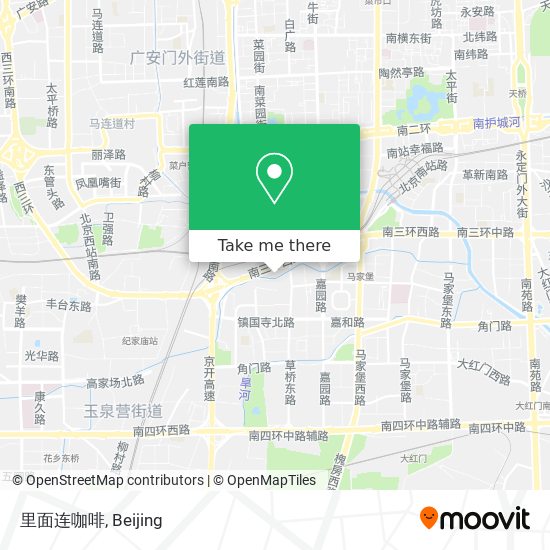 里面连咖啡 map