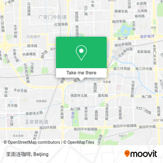 里面连咖啡 map