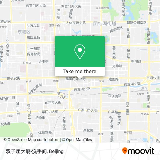 双子座大厦-洗手间 map