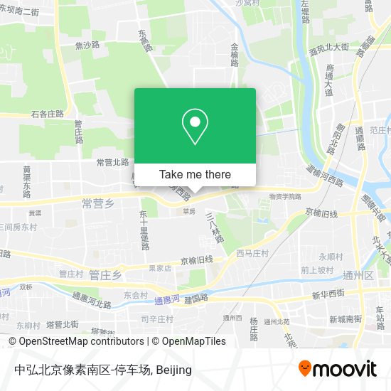 中弘北京像素南区-停车场 map