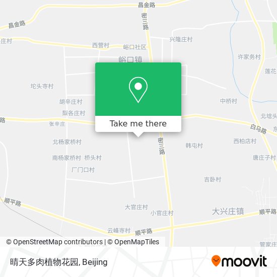 晴天多肉植物花园 map