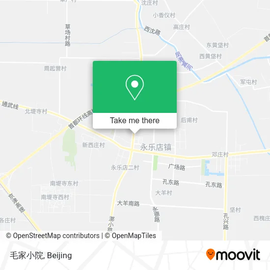 毛家小院 map