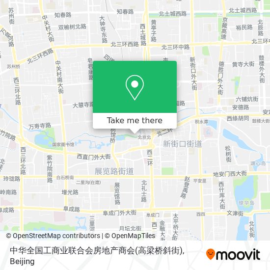 中华全国工商业联合会房地产商会(高梁桥斜街) map