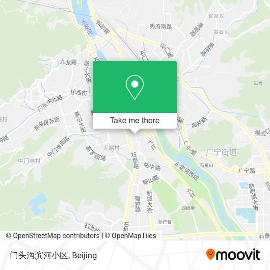 门头沟滨河小区 map