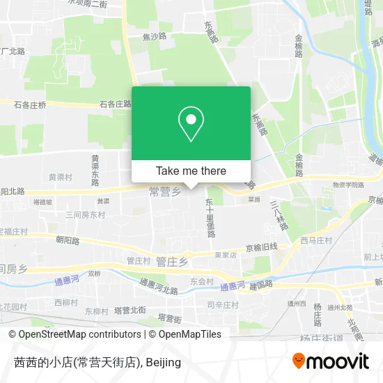 茜茜的小店(常营天街店) map