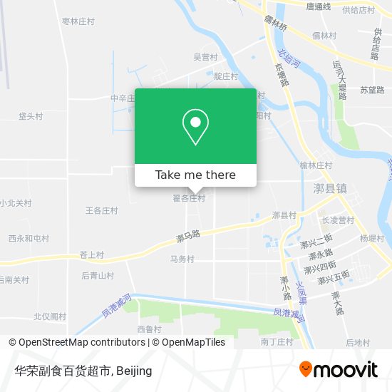 华荣副食百货超市 map