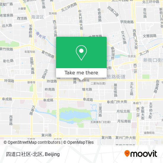 四道口社区-北区 map