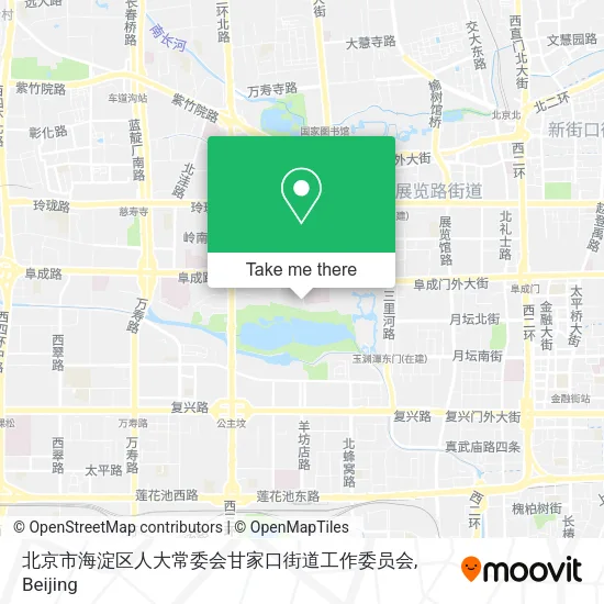 北京市海淀区人大常委会甘家口街道工作委员会 map