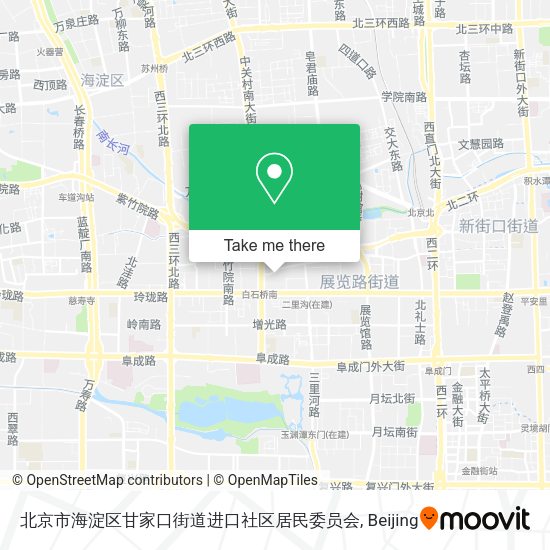 北京市海淀区甘家口街道进口社区居民委员会 map