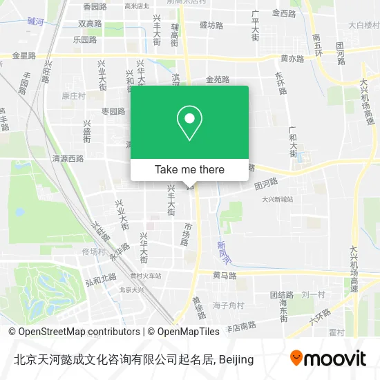 北京天河懿成文化咨询有限公司起名居 map