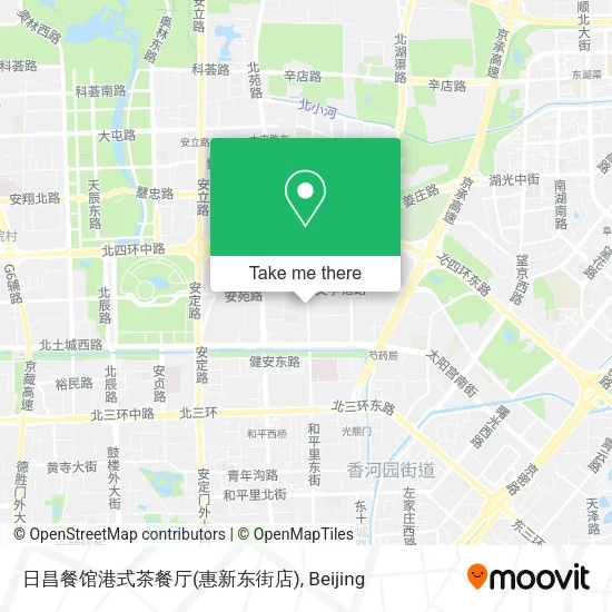 日昌餐馆港式茶餐厅(惠新东街店) map