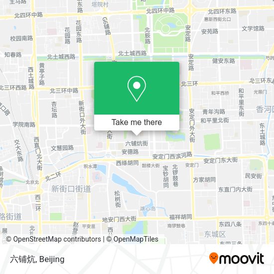 六铺炕 map