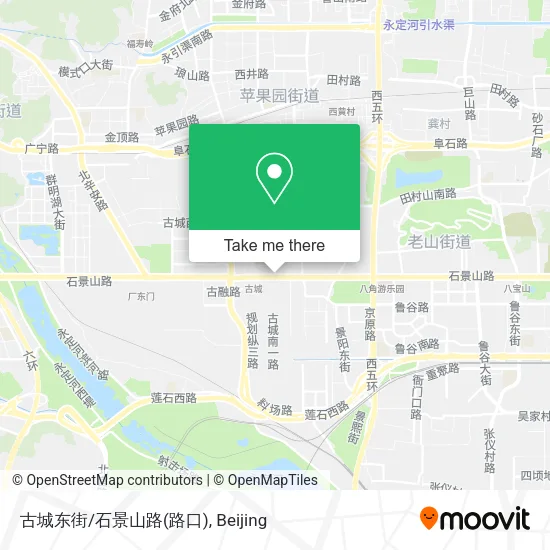 古城东街/石景山路(路口) map