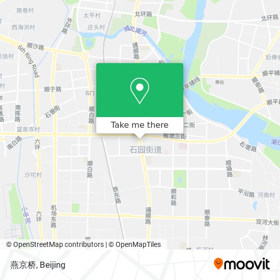 燕京桥 map