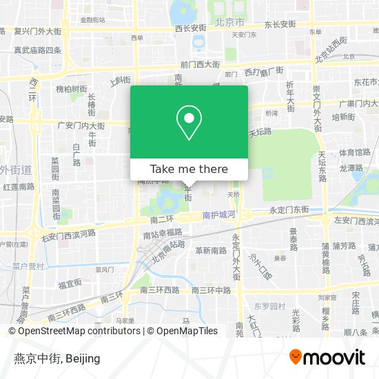 燕京中街 map
