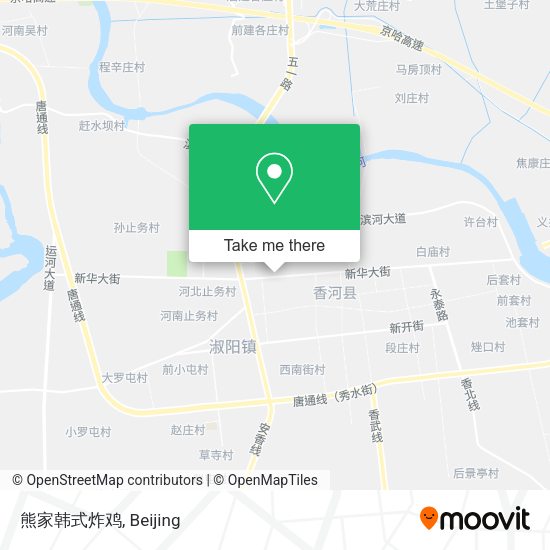熊家韩式炸鸡 map