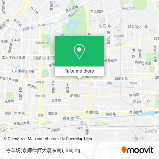 停车场(京师律师大厦东南) map
