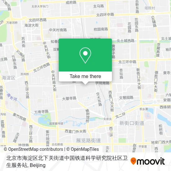 北京市海淀区北下关街道中国铁道科学研究院社区卫生服务站 map