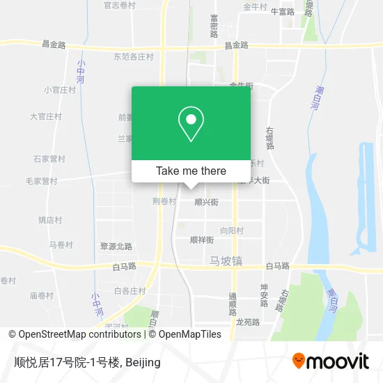顺悦居17号院-1号楼 map