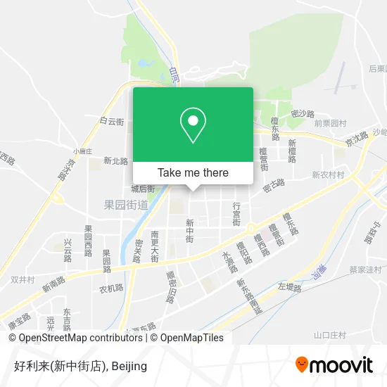 好利来(新中街店) map