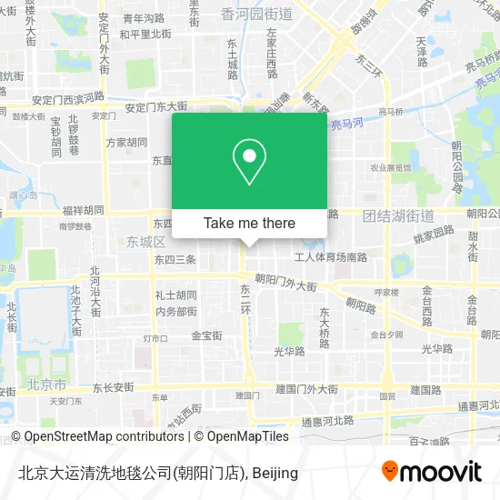 北京大运清洗地毯公司(朝阳门店) map