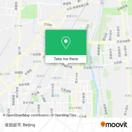 俊园超市 map
