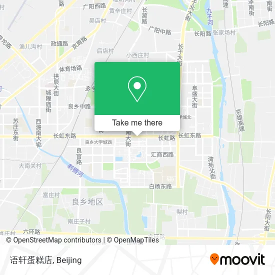 语轩蛋糕店 map